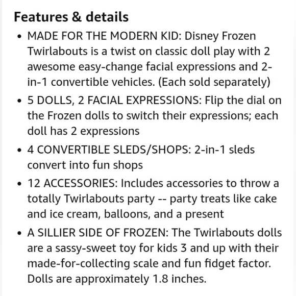 Disney Frozen Twirlabouts Surprise Celebration 4 Sleds 5 Dolls Playset Toys NEW - Picture 10 of 12